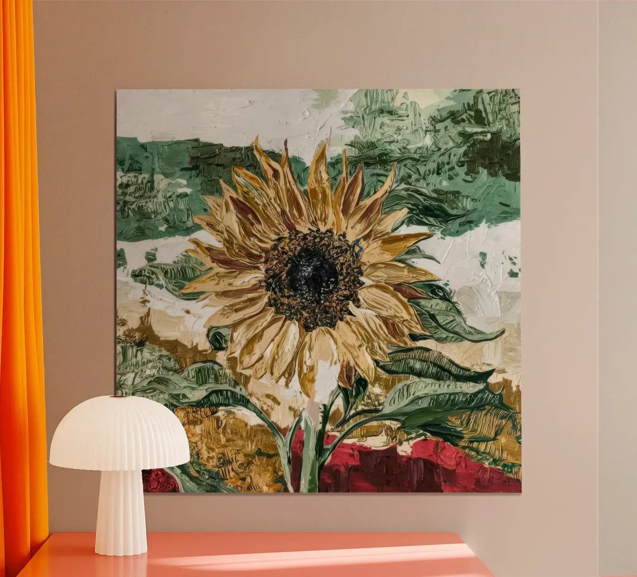 Corona strutturata alla luce del sole poster con telaio in legno da Obisidian Brush