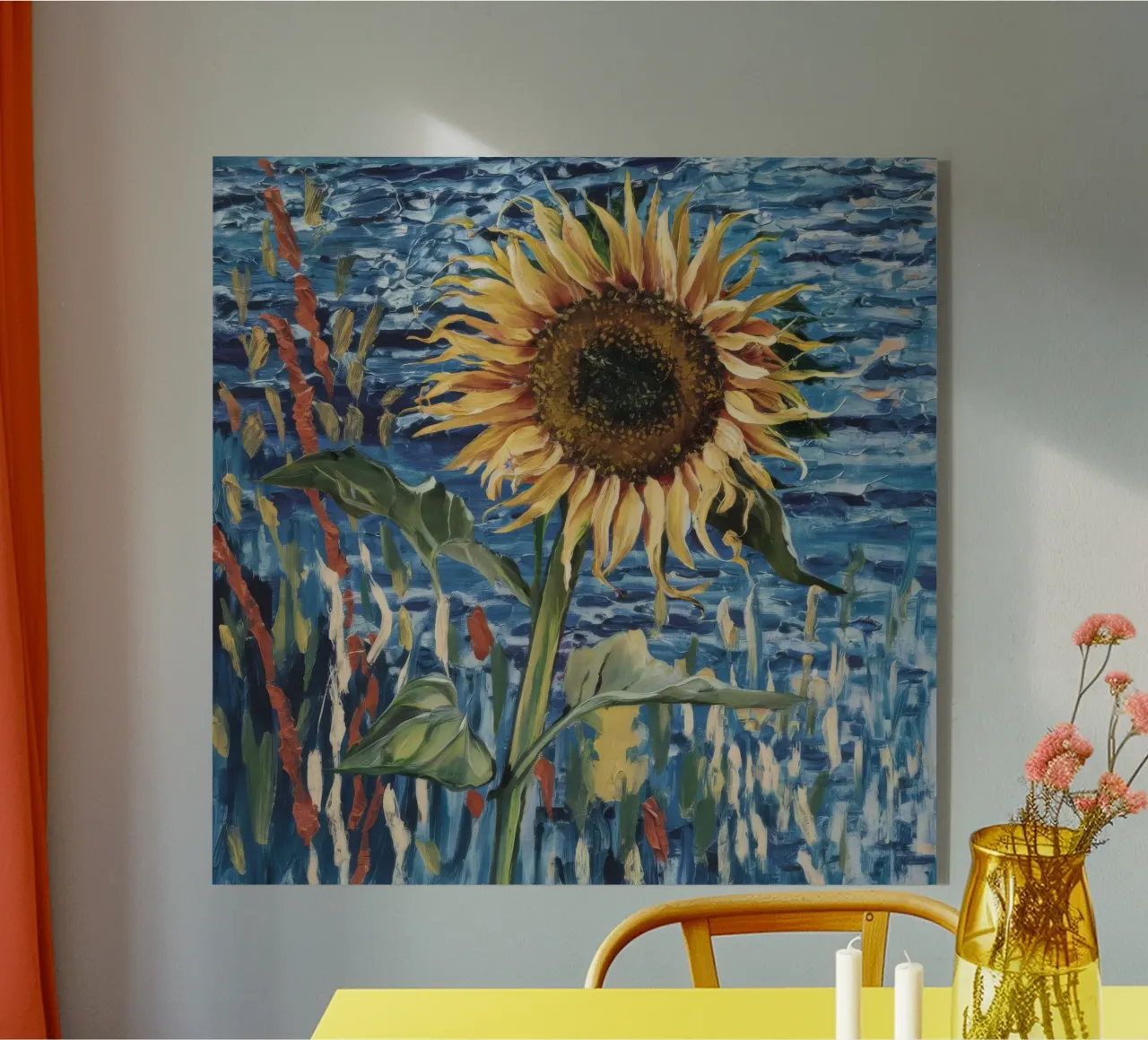 Sguardo del sole sul fiume plexiglass da Obisidian Brush
