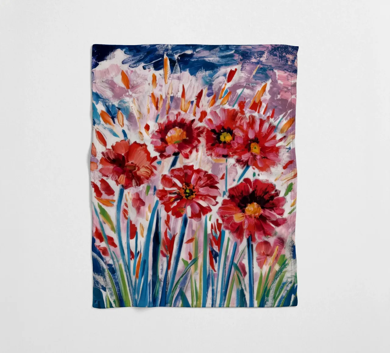 Sfilata di ciliegi in fiore coperta in pile da Obisidian Brush