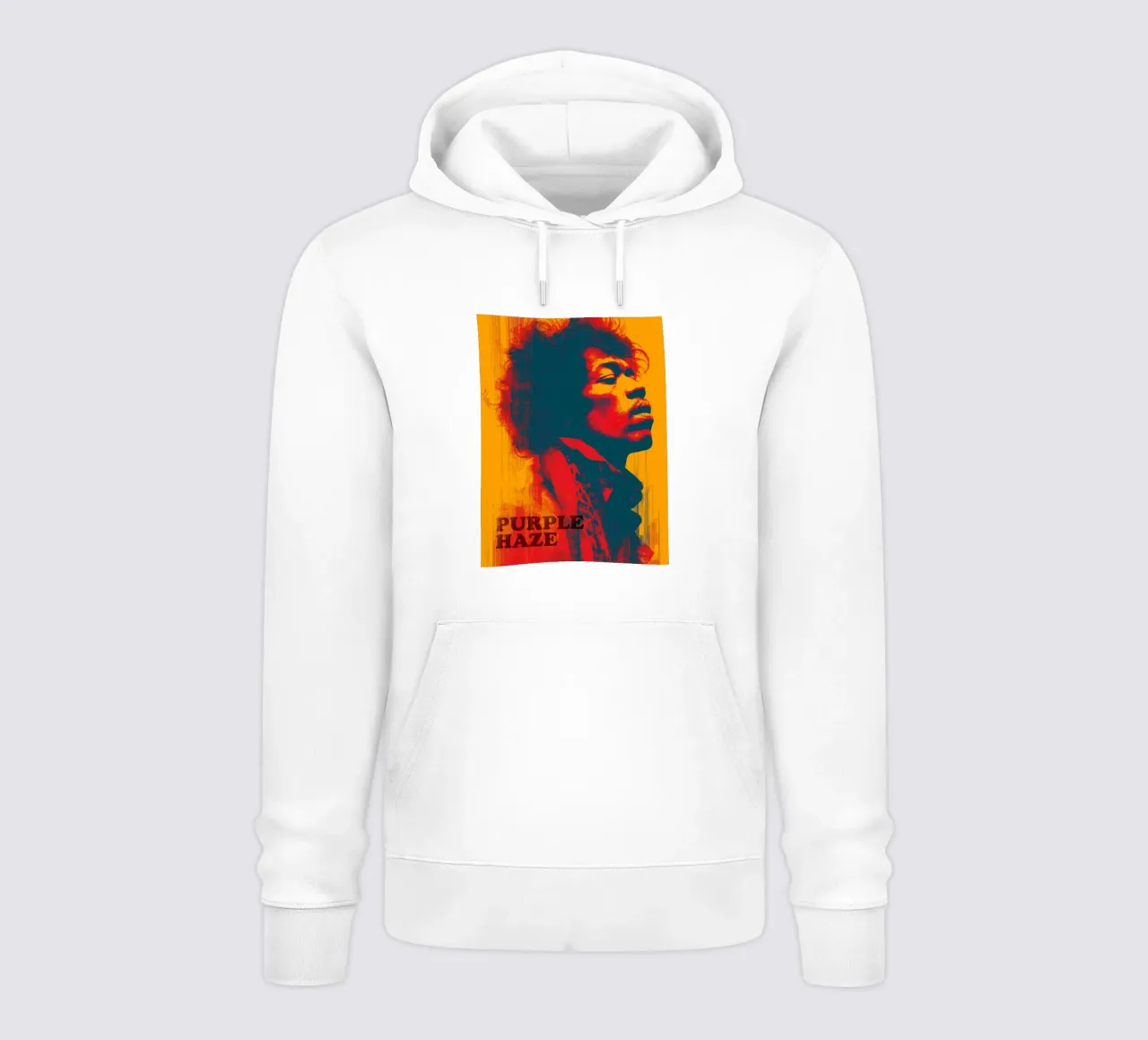 Purple Haze | Ritratto di Jimi Hendrix felpa con cappuccio da Autofocus