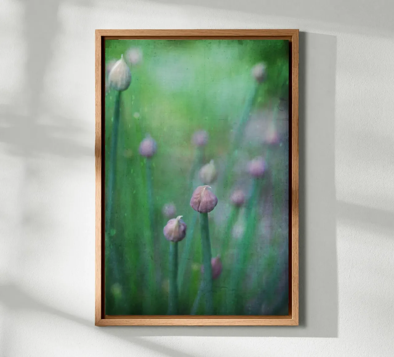 chives tela con Cornice a cassetta da Visuelle Poesie am Wegesrand