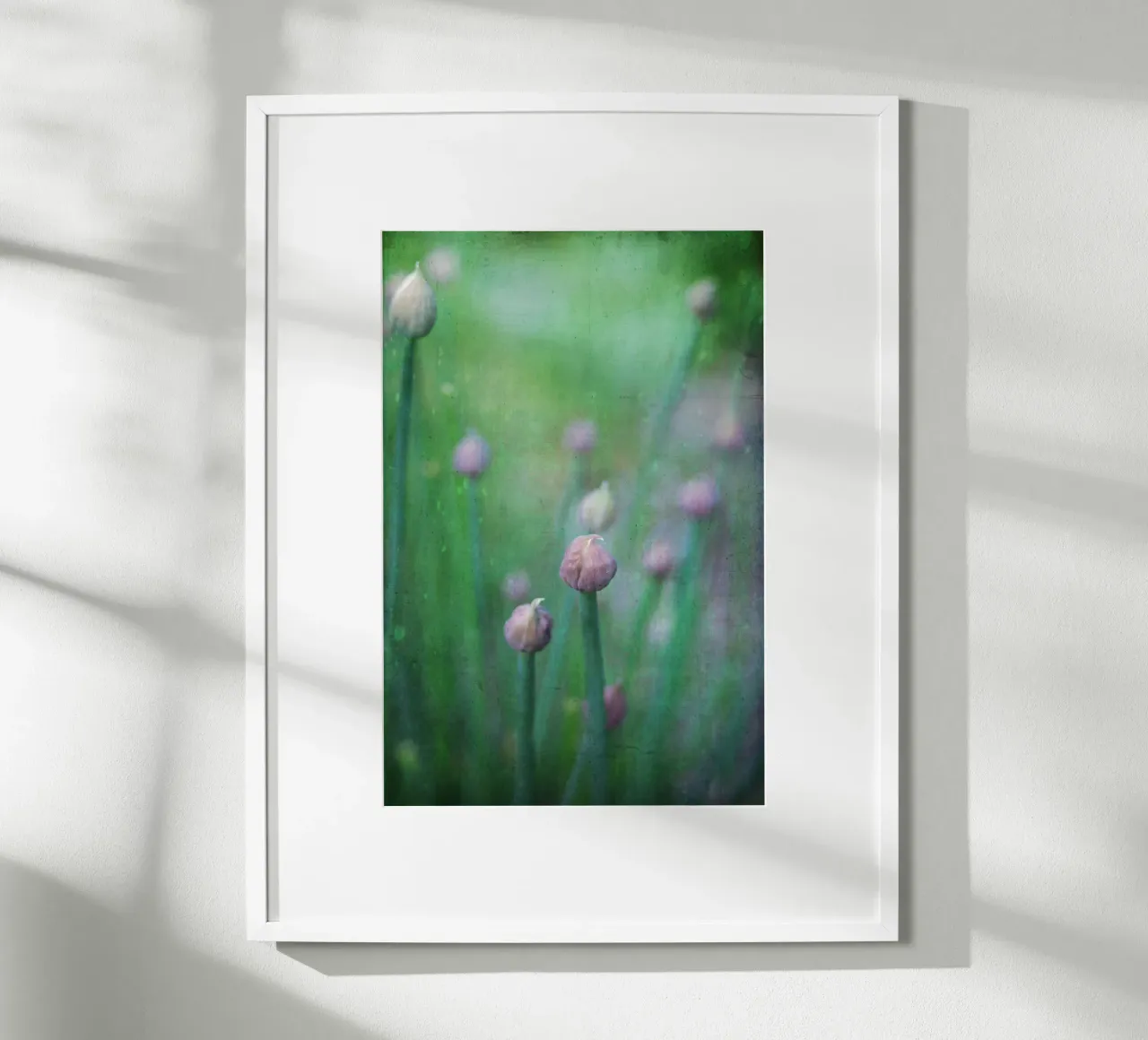 chives poster con telaio in alluminio da Visuelle Poesie am Wegesrand
