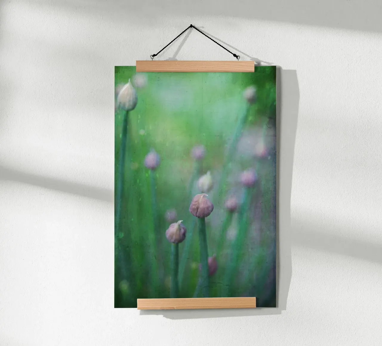 chives poster con telaio in alluminio da Visuelle Poesie am Wegesrand