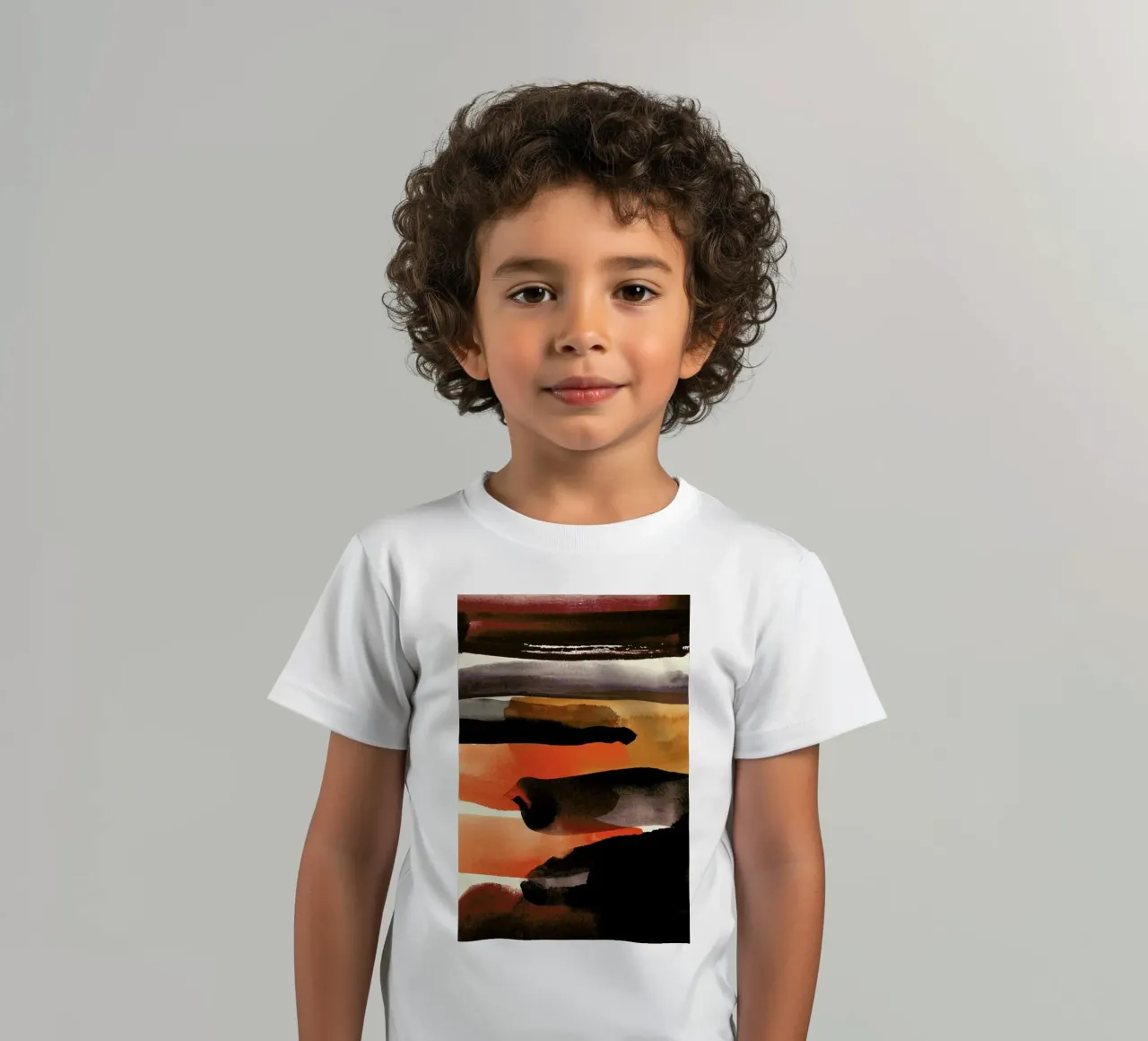 Burntsienna t-shirt bambini da STUDIO LEEMO