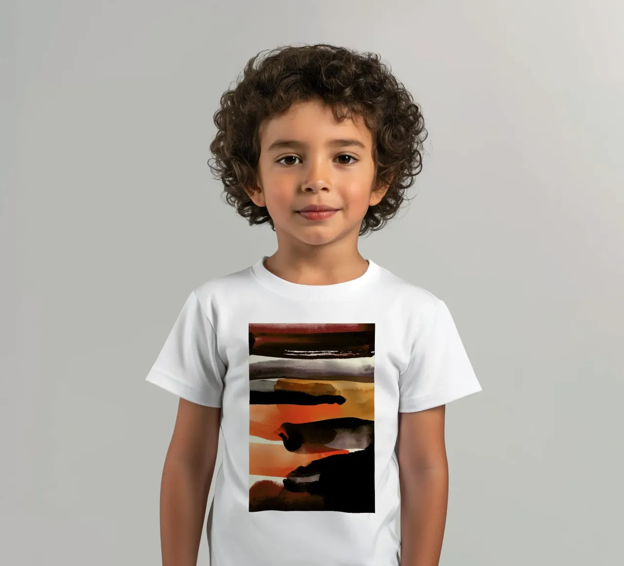 Burntsienna t-shirt bambini da STUDIO LEEMO