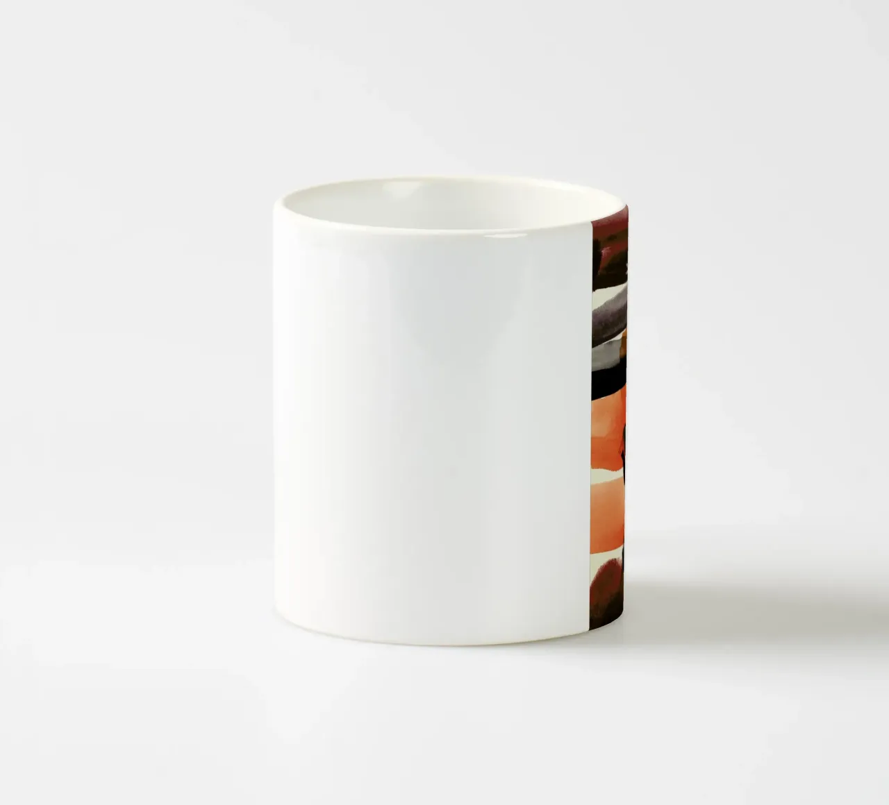Burntsienna ceramic mug by STUDIO LEEMO
