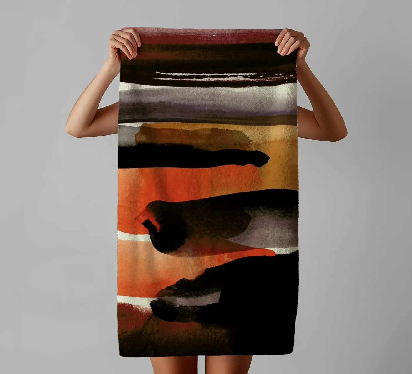 Burntsienna Handtuch von STUDIO LEEMO