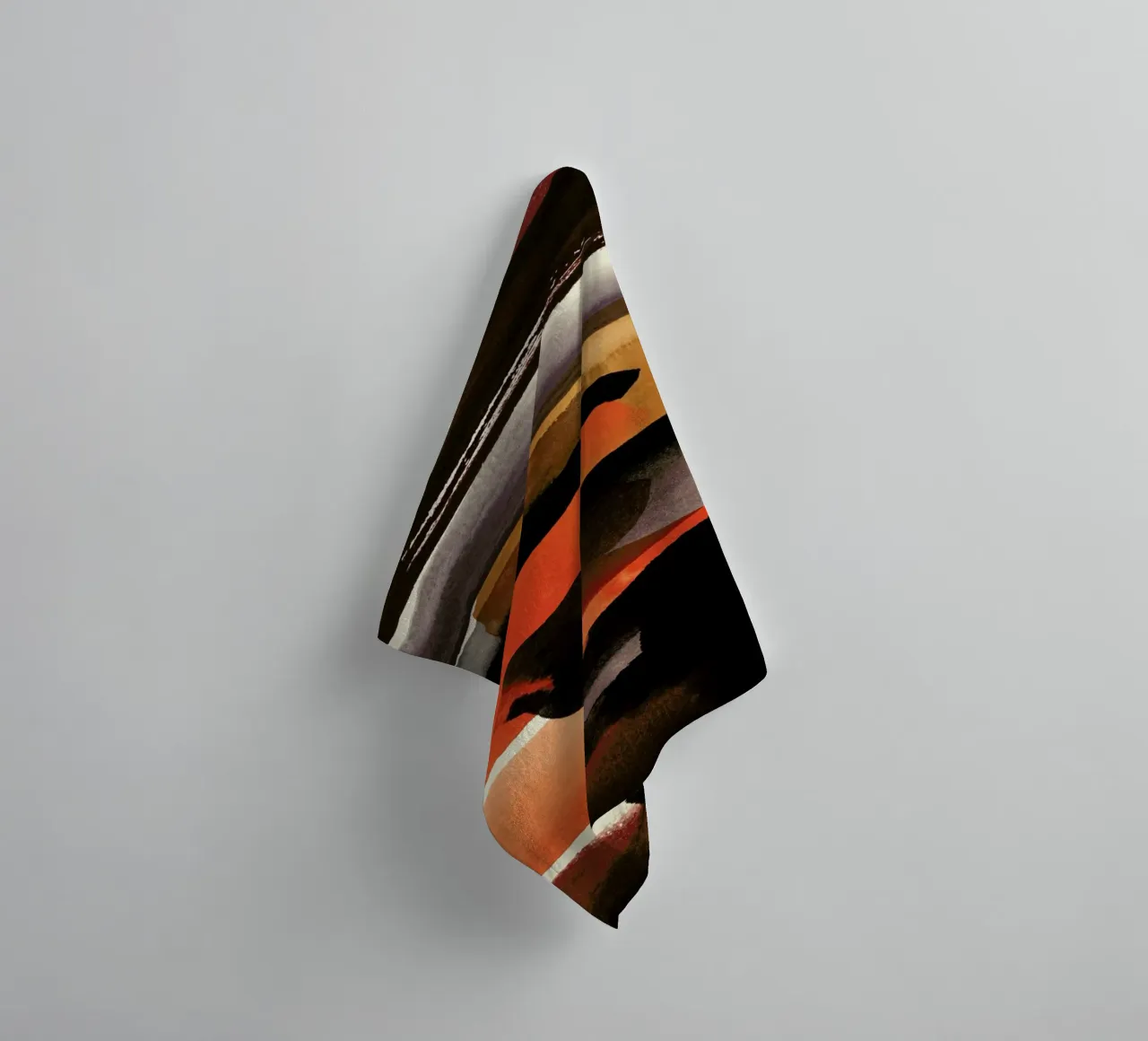 Burntsienna badhanddoek van STUDIO LEEMO