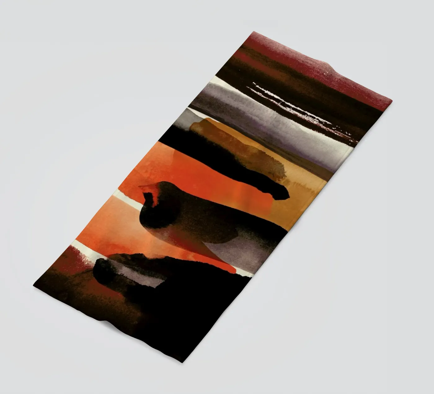 Burntsienna strandhanddoek van STUDIO LEEMO