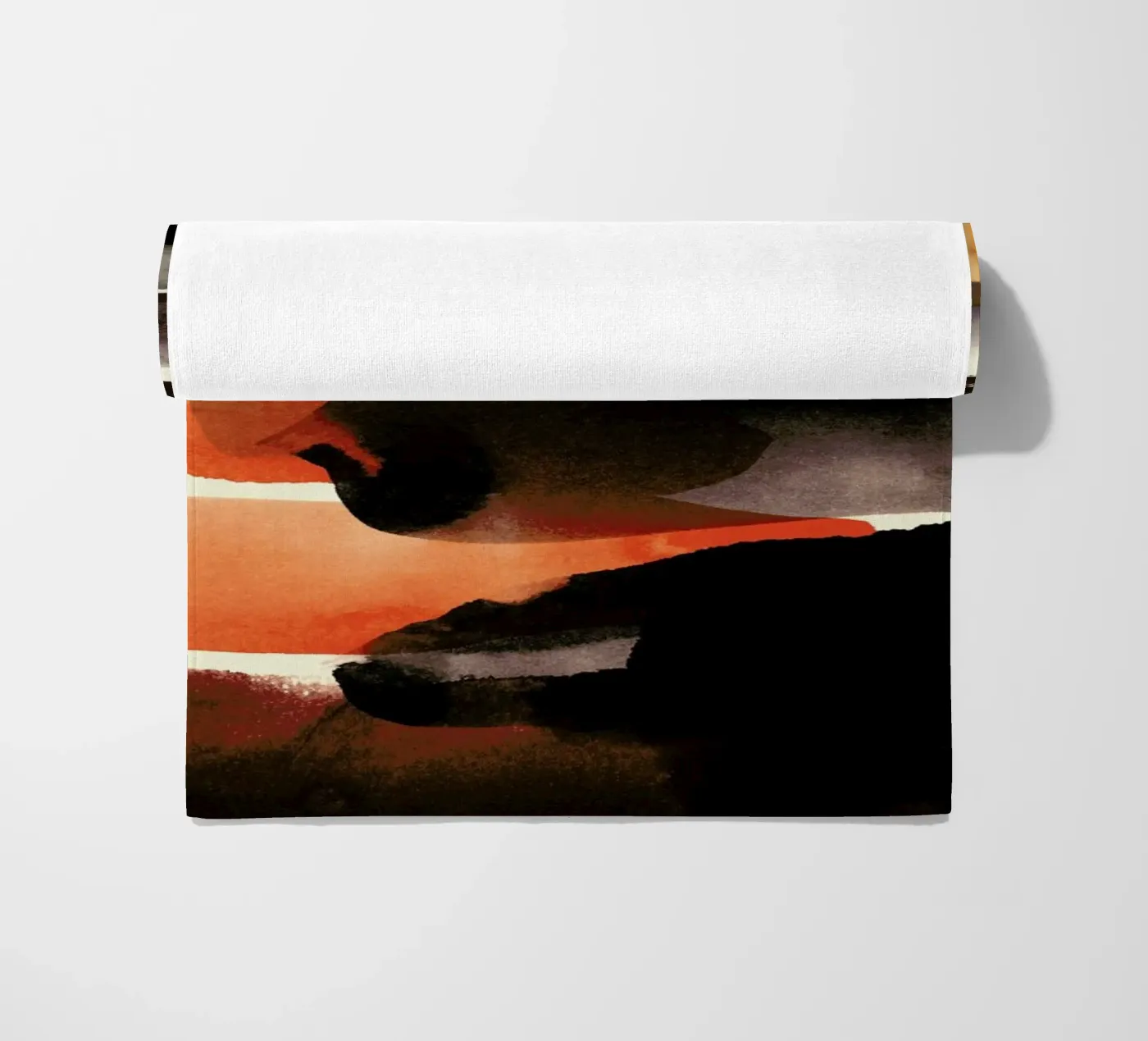 Burntsienna strandhanddoek van STUDIO LEEMO