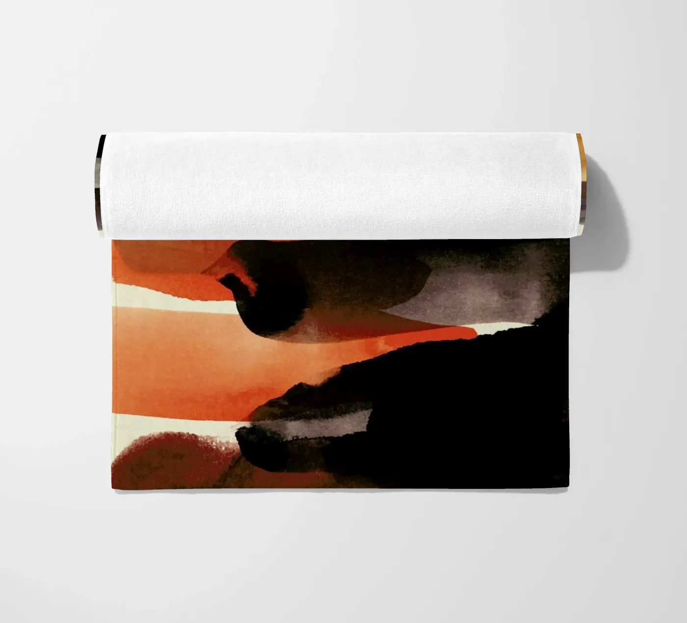 Burntsienna strandhanddoek van STUDIO LEEMO