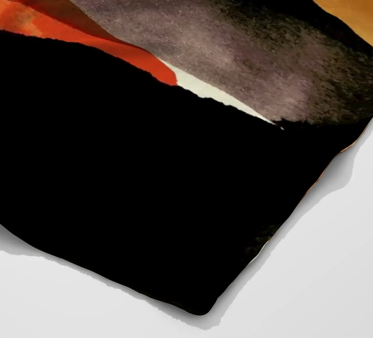 Burntsienna Fleecedecke von STUDIO LEEMO