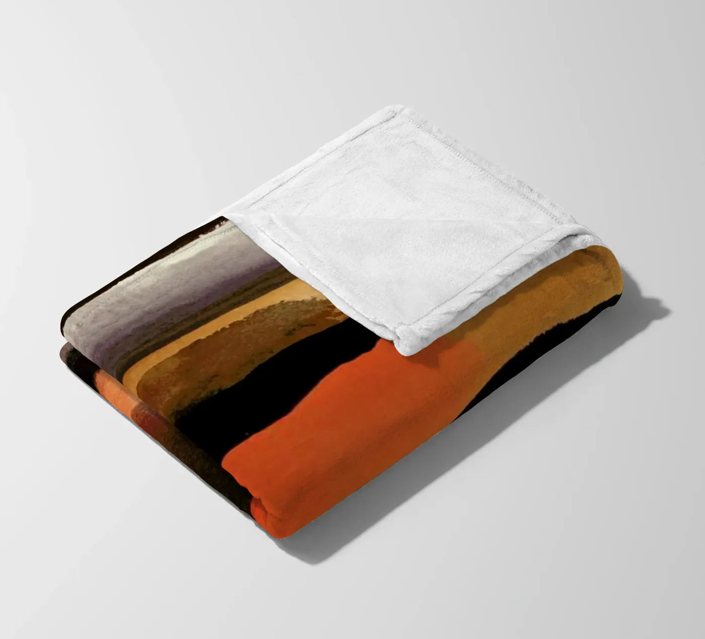 Burntsienna plaid polaire de STUDIO LEEMO