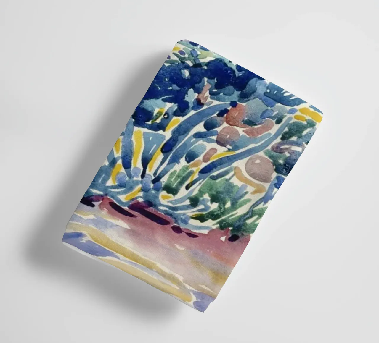 Henri-Edmond Cross - Le jardin de l'artiste à Saint-Clair (190 serviette de bain de Venus Art