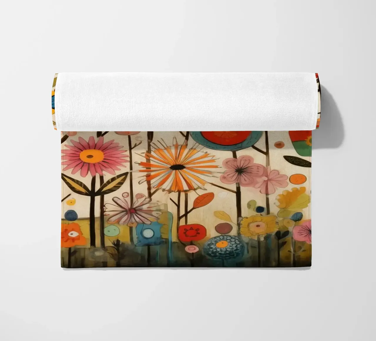Un'esplosione di fiori telo mare da Imagine