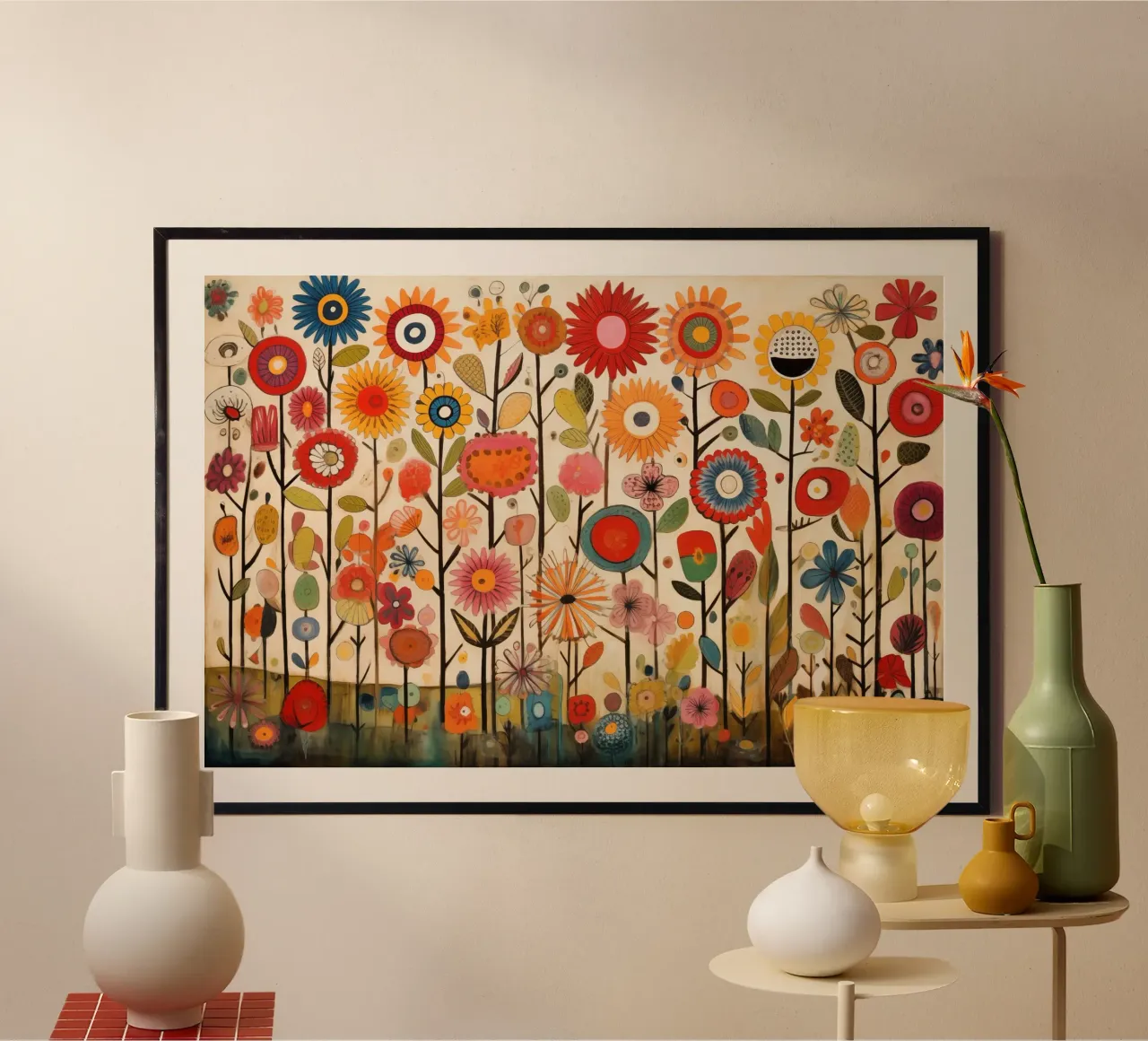 Un'esplosione di fiori carta hahnemühle da Imagine