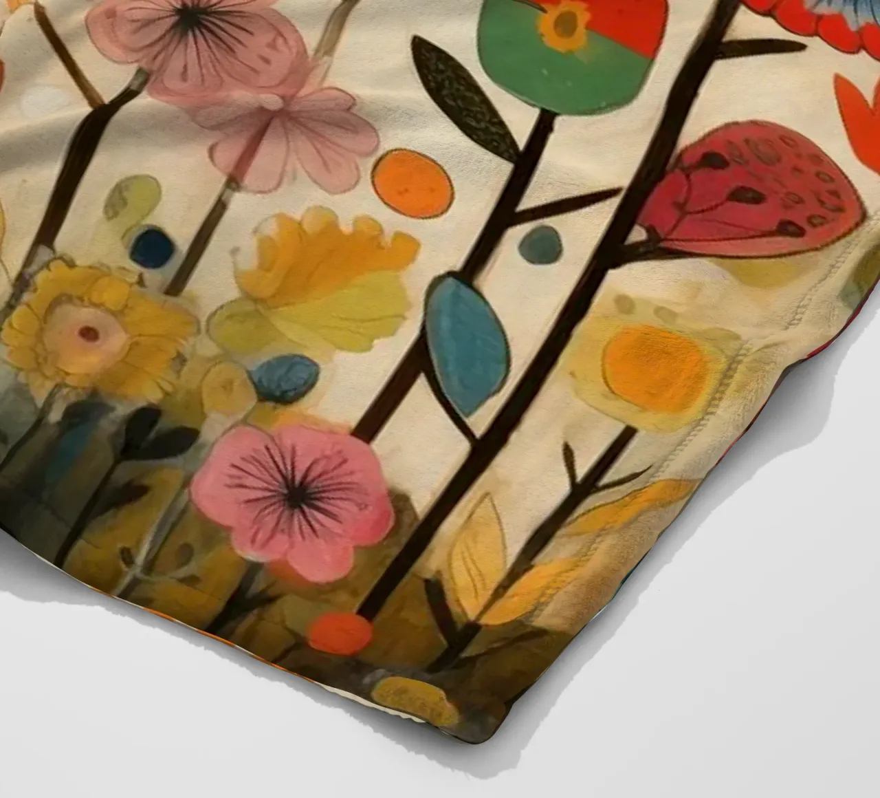 Un'esplosione di fiori coperta in pile da Imagine