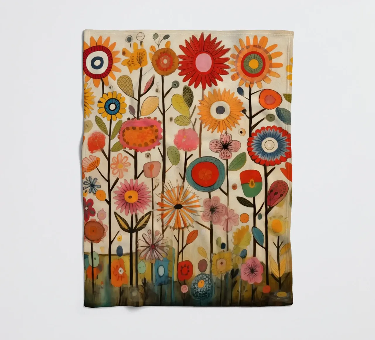 Un'esplosione di fiori coperta in pile da Imagine