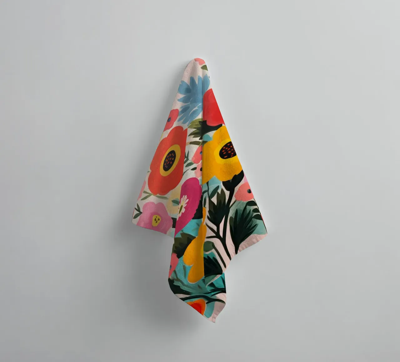 Fiori colorati asciugamano da bagno da Imagine