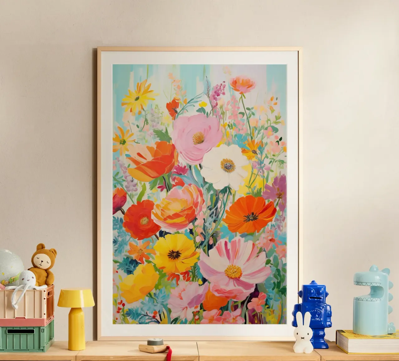 Fiori colorati carta hahnemühle da Imagine