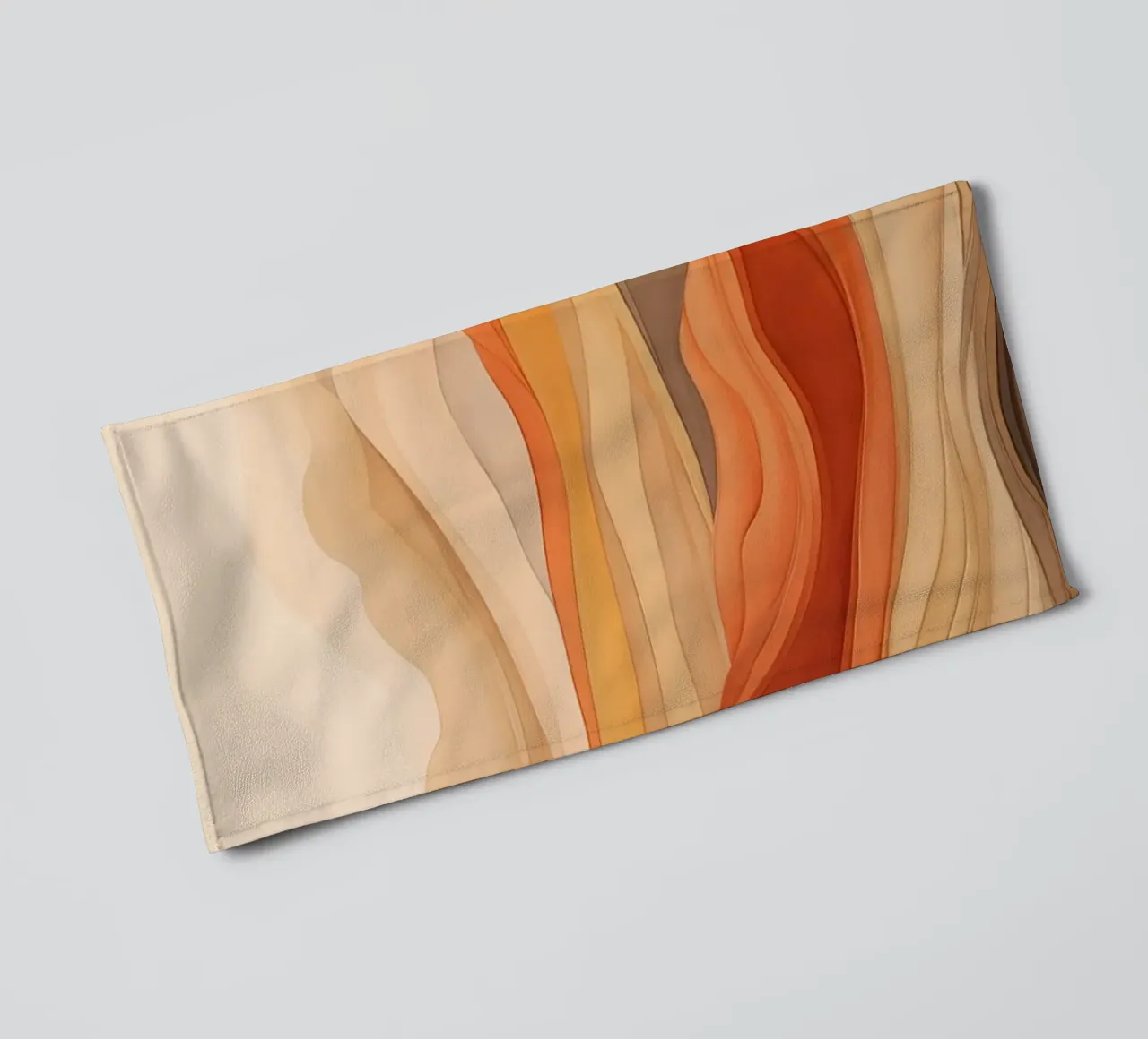 Abstract desert towel by Imagine