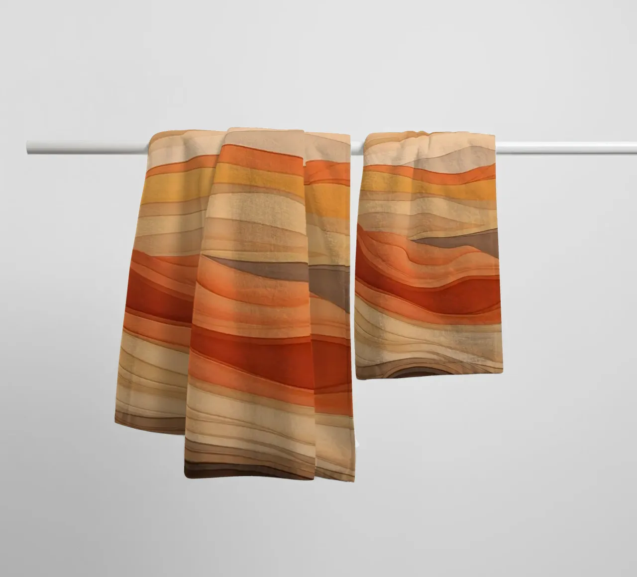 Abstract desert towel by Imagine
