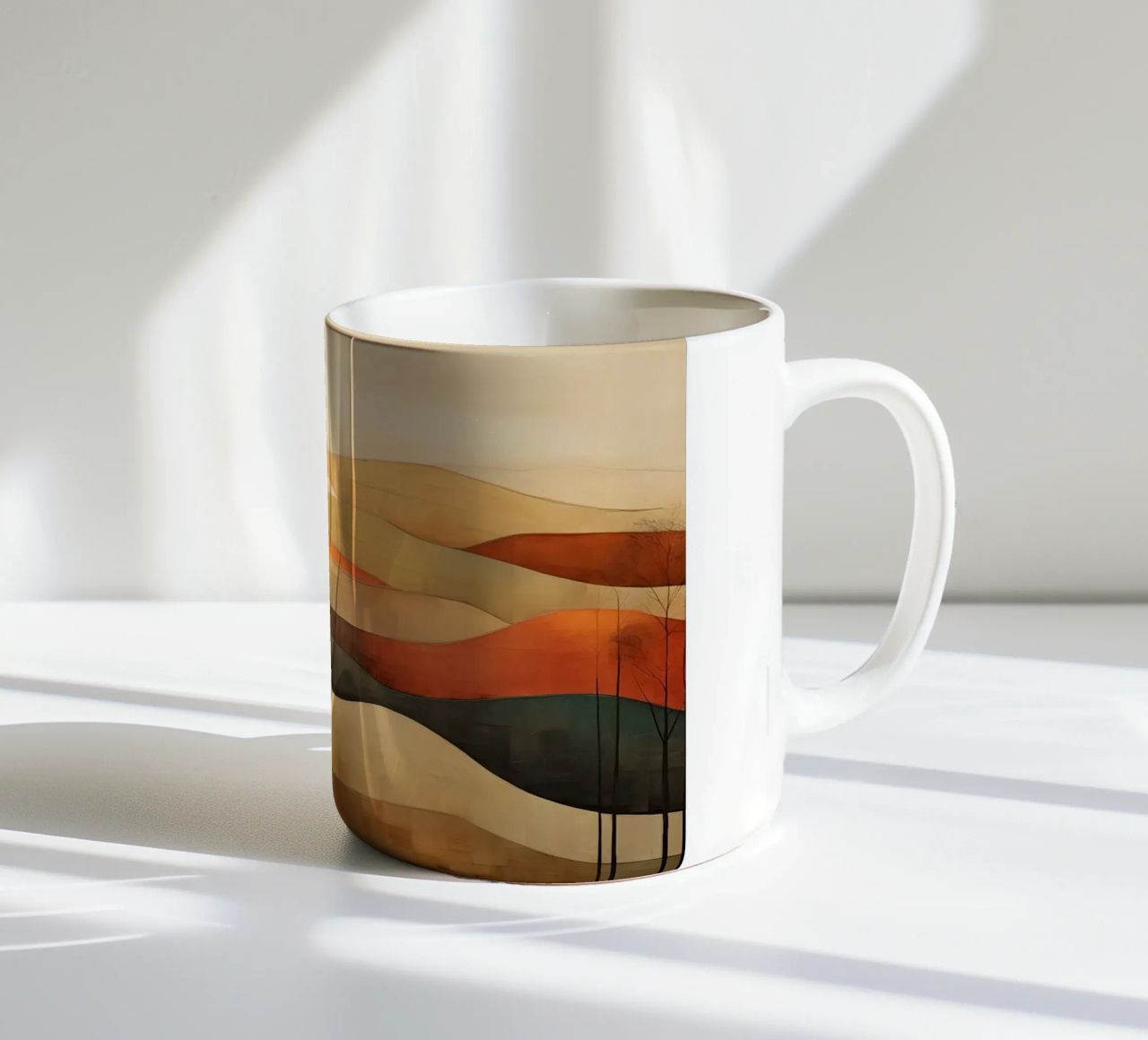 Paesaggio astratto tazza in ceramica da Imagine