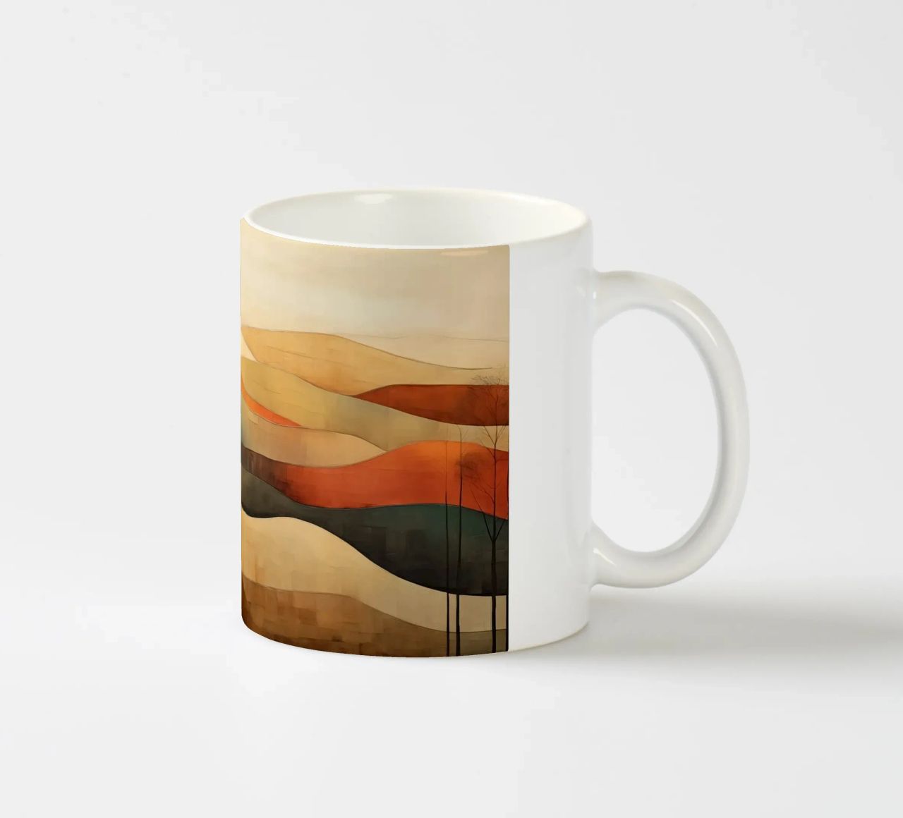 Paesaggio astratto tazza in ceramica da Imagine