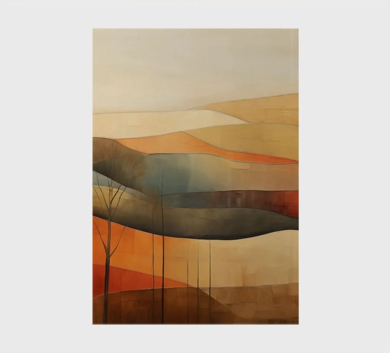 Abstract landscape notebook by Imagine