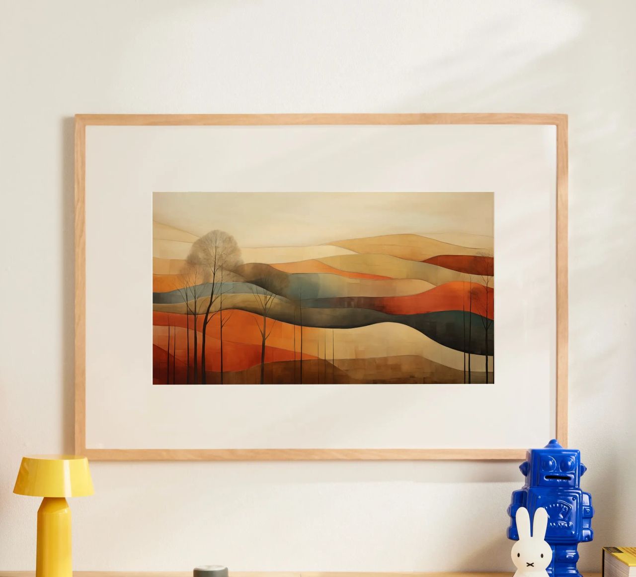 Paysage abstrait poster de Imagine