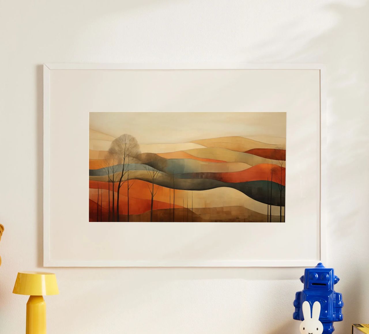 Paysage abstrait poster de Imagine