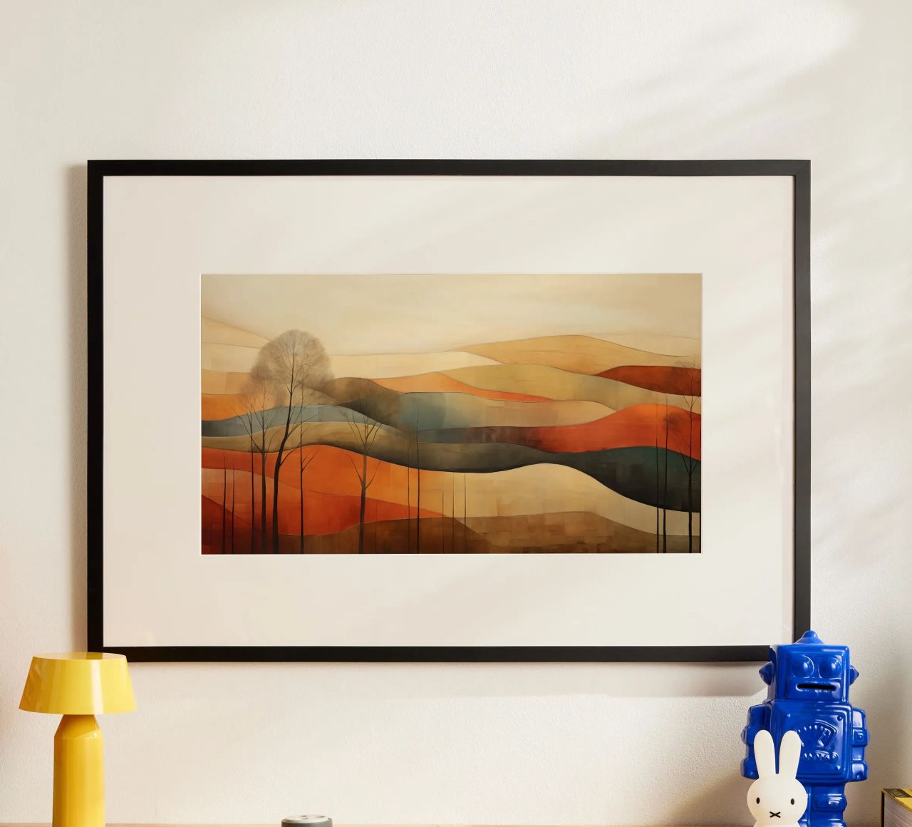 Paysage abstrait poster de Imagine