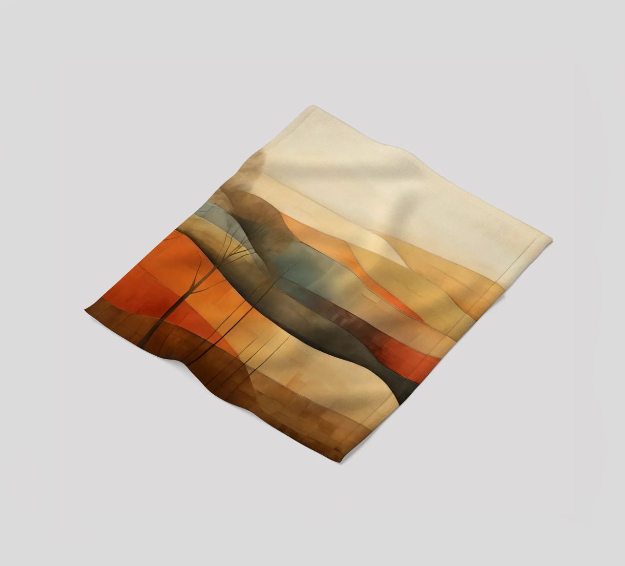 Paesaggio astratto coperta in pile da Imagine