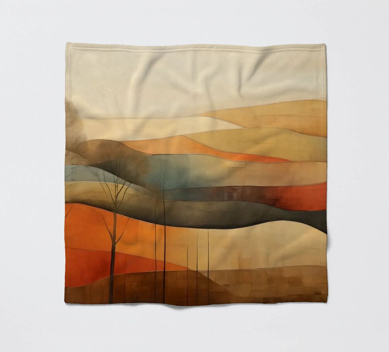 Paesaggio astratto coperta in pile da Imagine