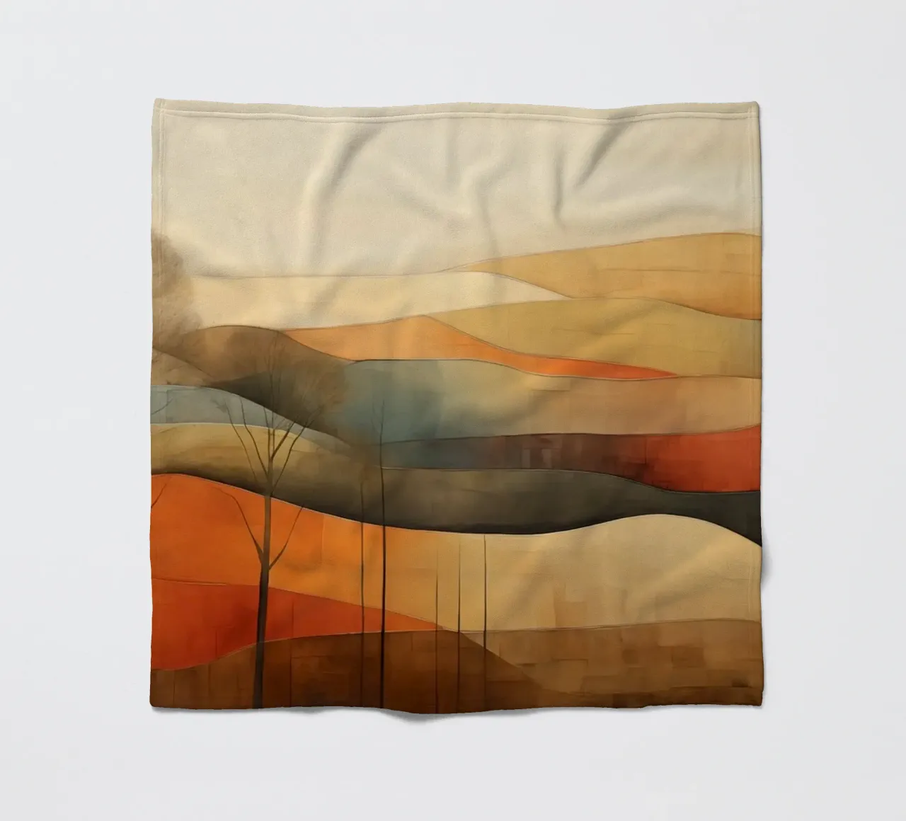 Paesaggio astratto coperta in pile da Imagine
