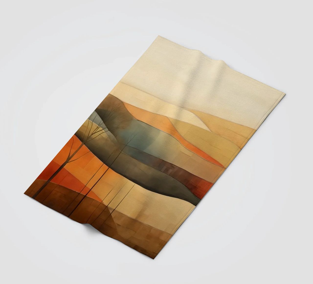 Paesaggio astratto coperta in pile da Imagine