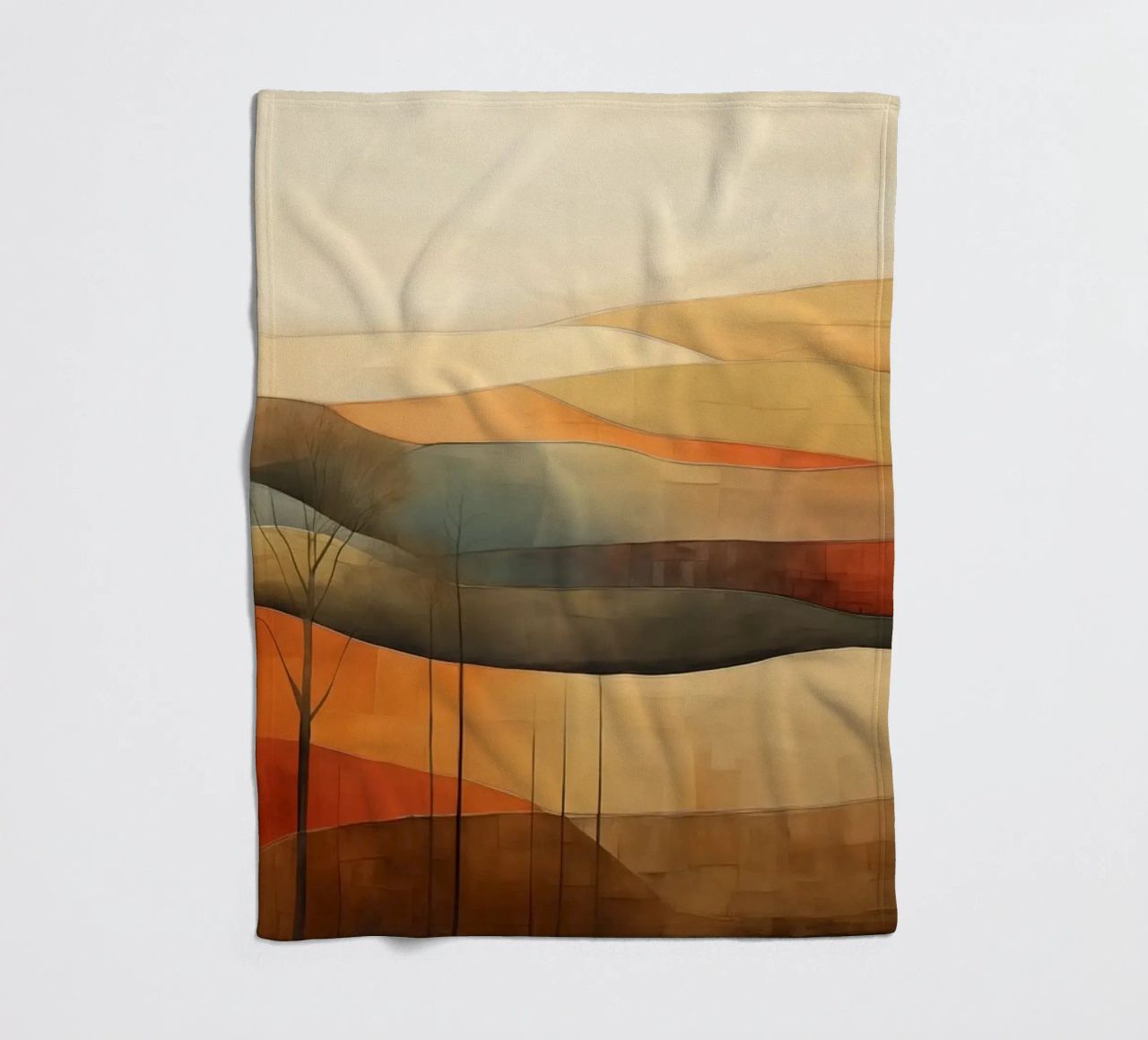 Paesaggio astratto coperta in pile da Imagine