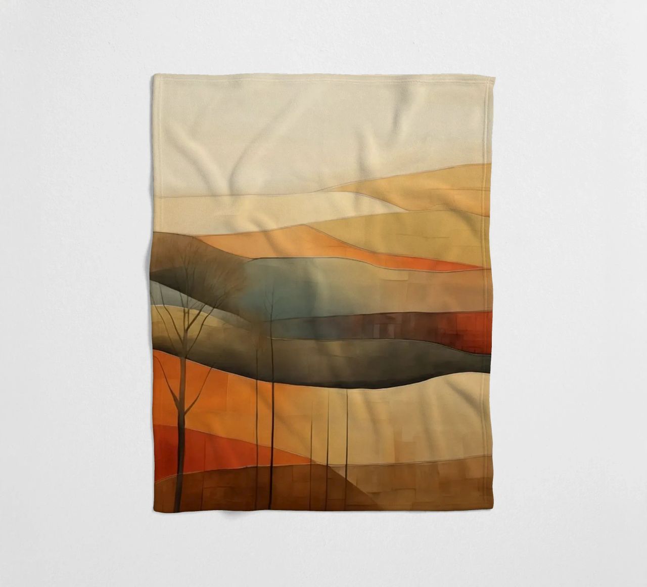 Paesaggio astratto coperta in pile da Imagine