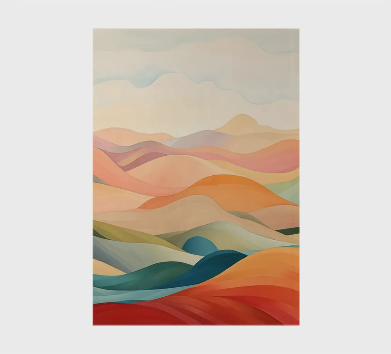 Abstract landscape notebook by Imagine