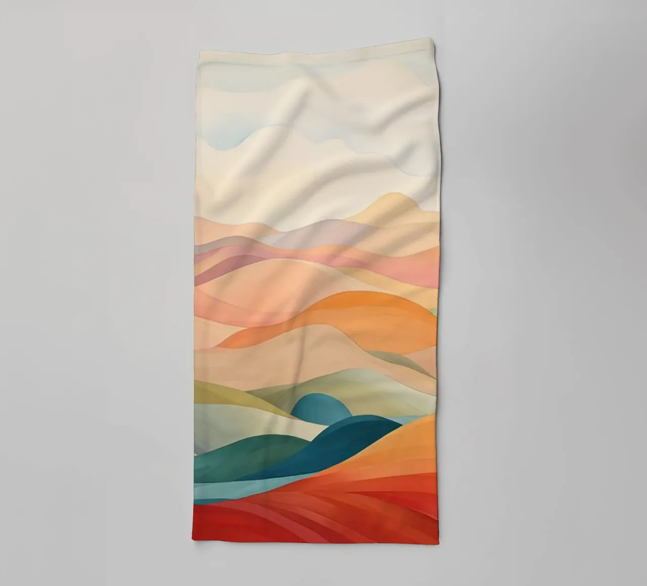 Abstract landscape towel by Imagine