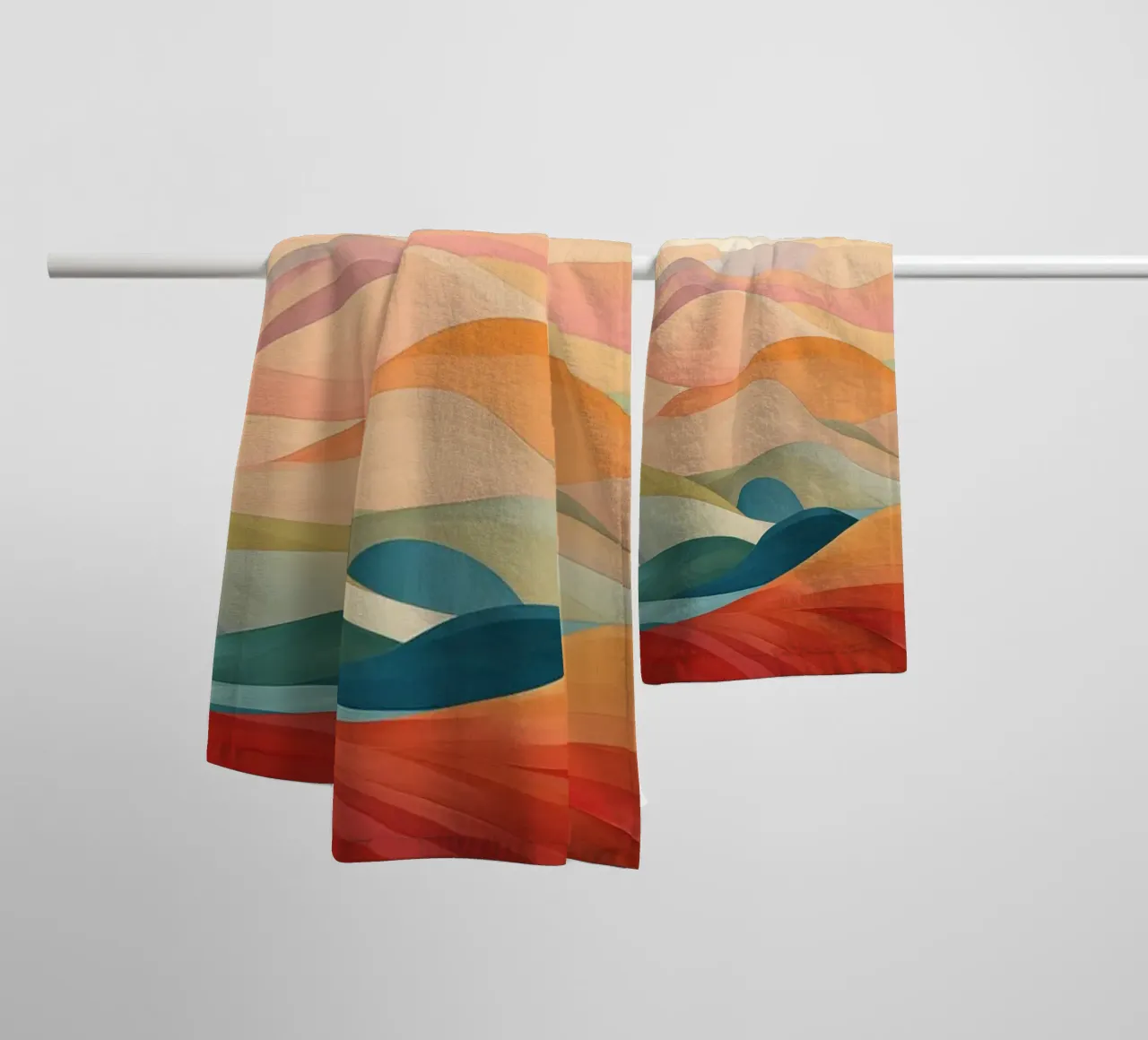 Abstract landscape towel by Imagine