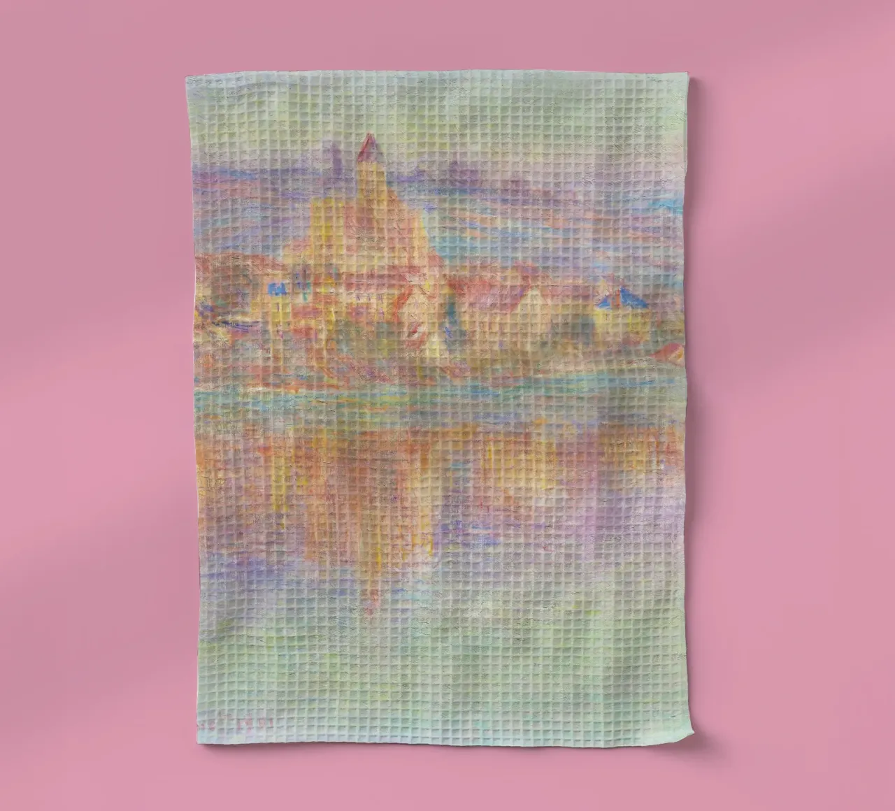 Claude Monet – Vétheuil (1901) Geschirrtuch von Monet Art Prints