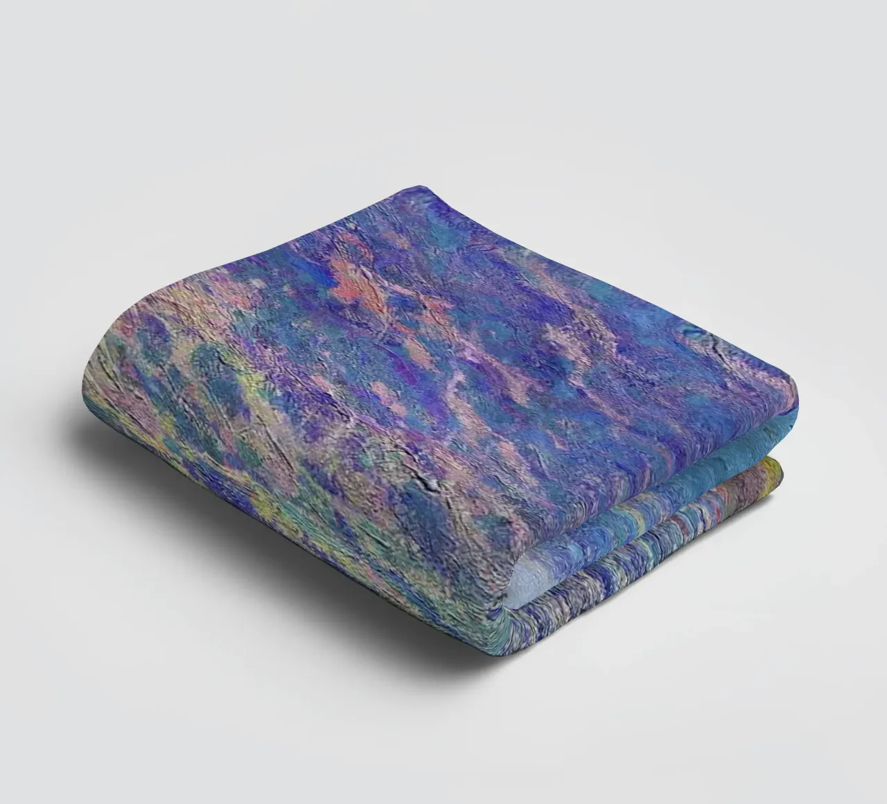 Il fiume Petite Creuse (1889) di Claude Monet. asciugamano da bagno da Monet Art Prints