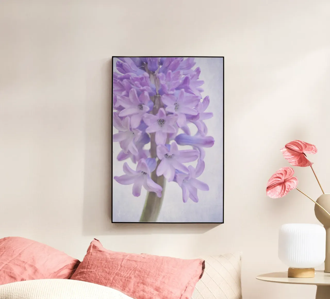 lilac acryl van Visuelle Poesie am Wegesrand