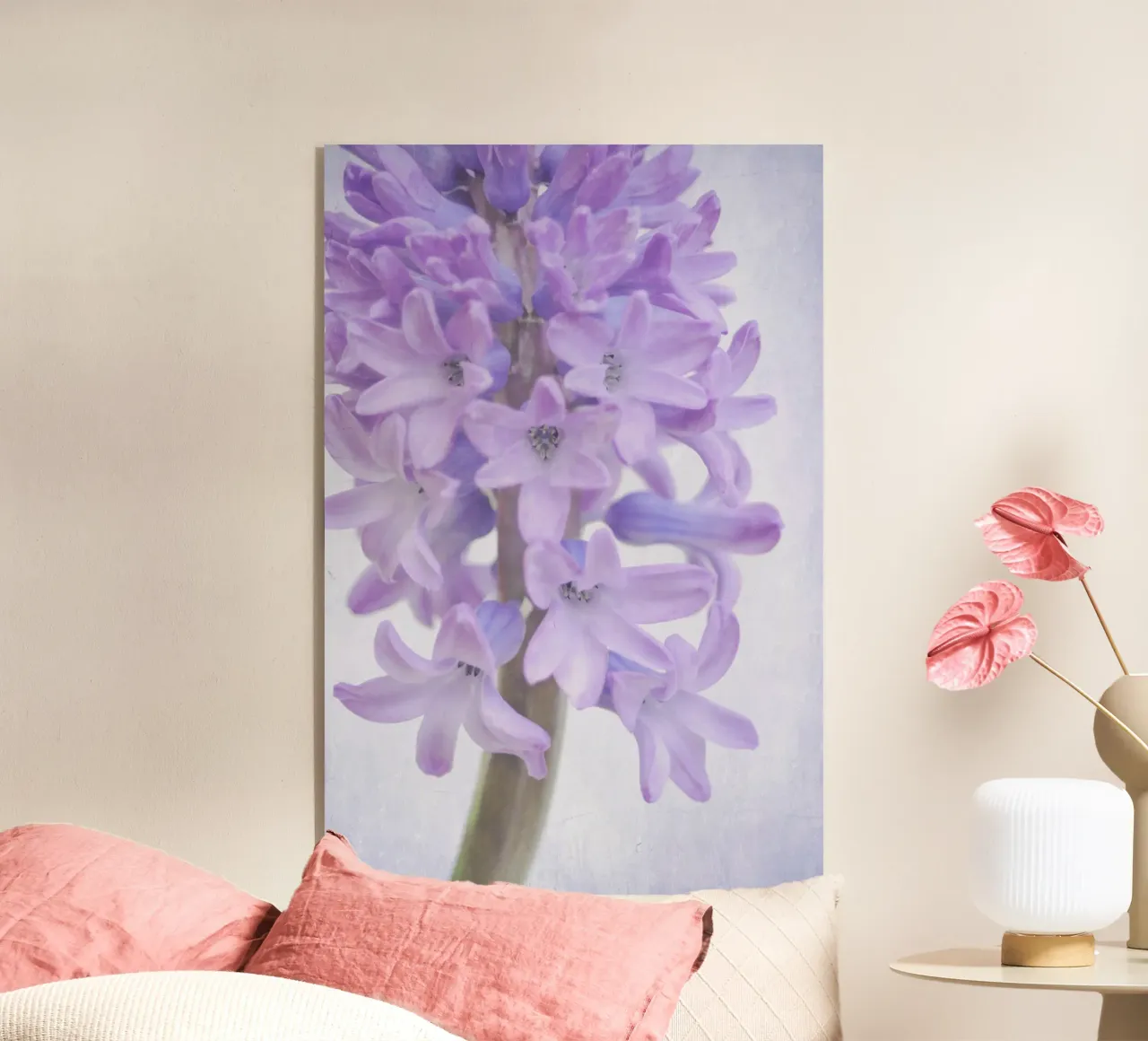 lilac acryl van Visuelle Poesie am Wegesrand