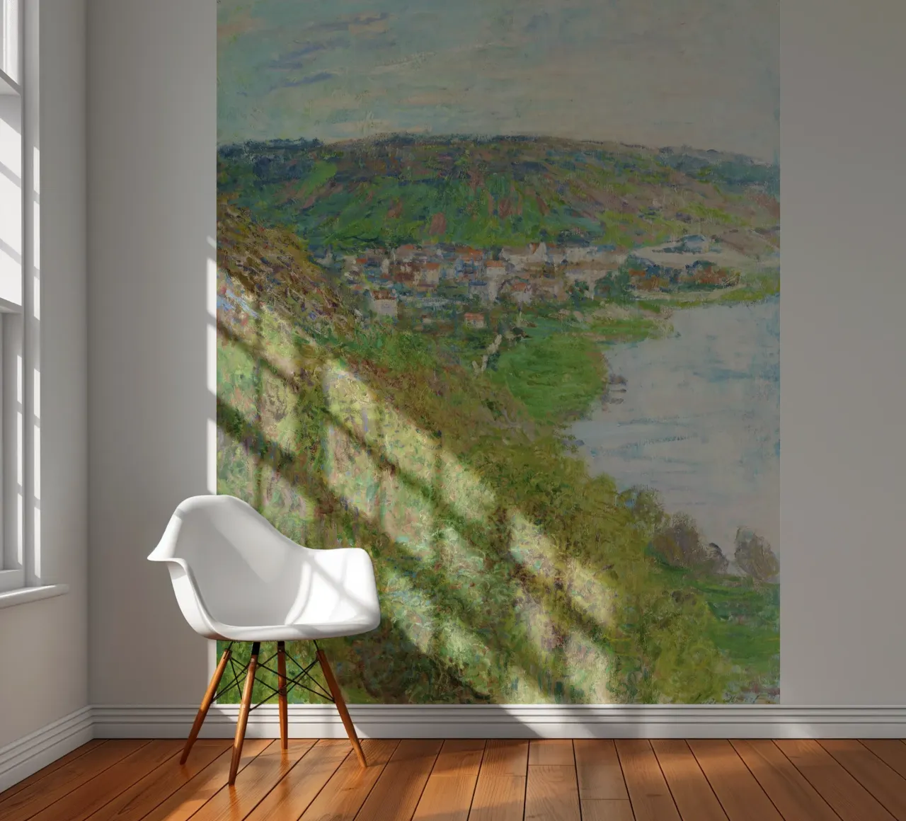 Claude Monet's View of Vétheuil (1880) photo wallpaper by Monet Art Prints