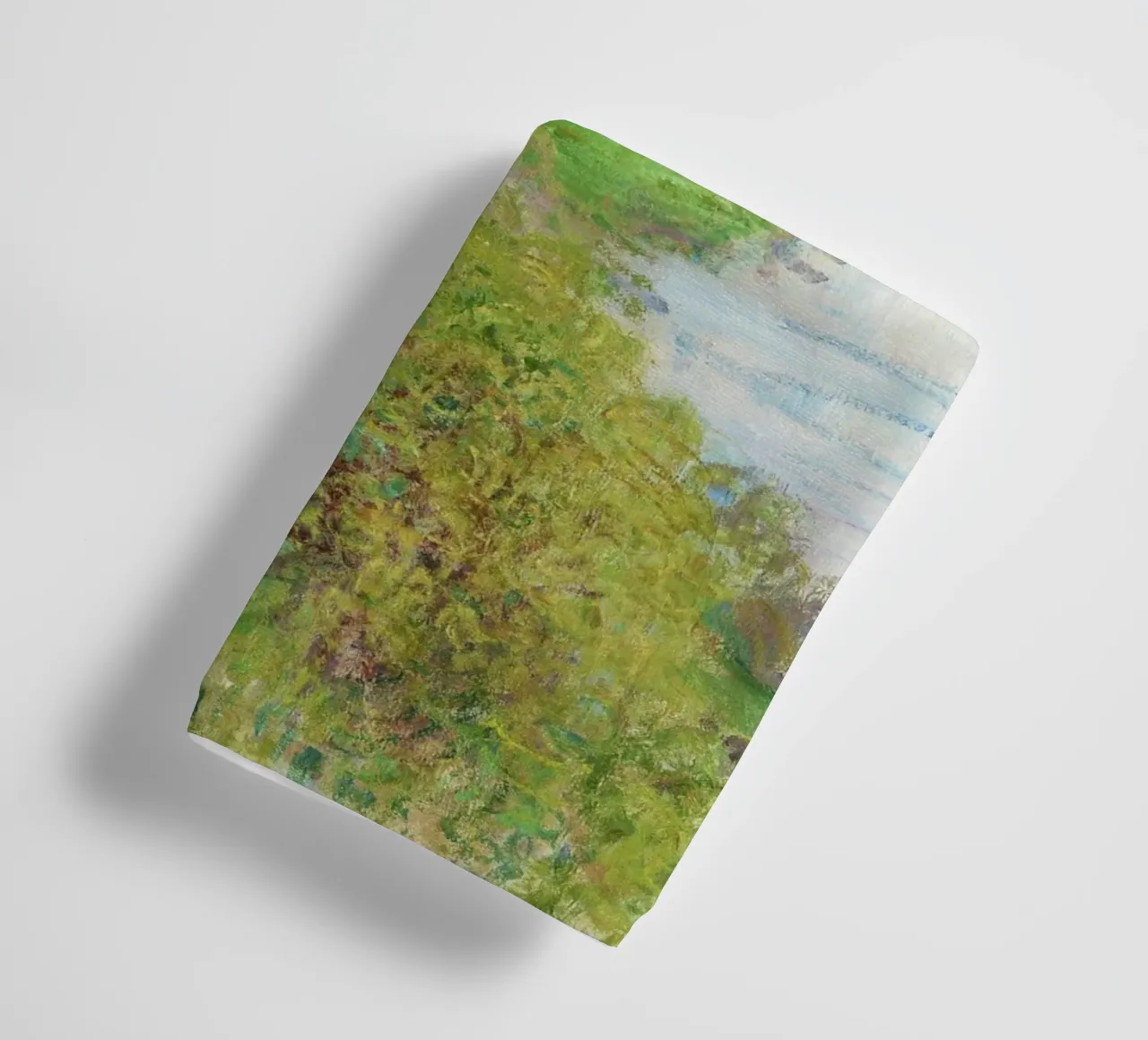 Claude Monet's View of Vétheuil (1880) towel by Monet Art Prints
