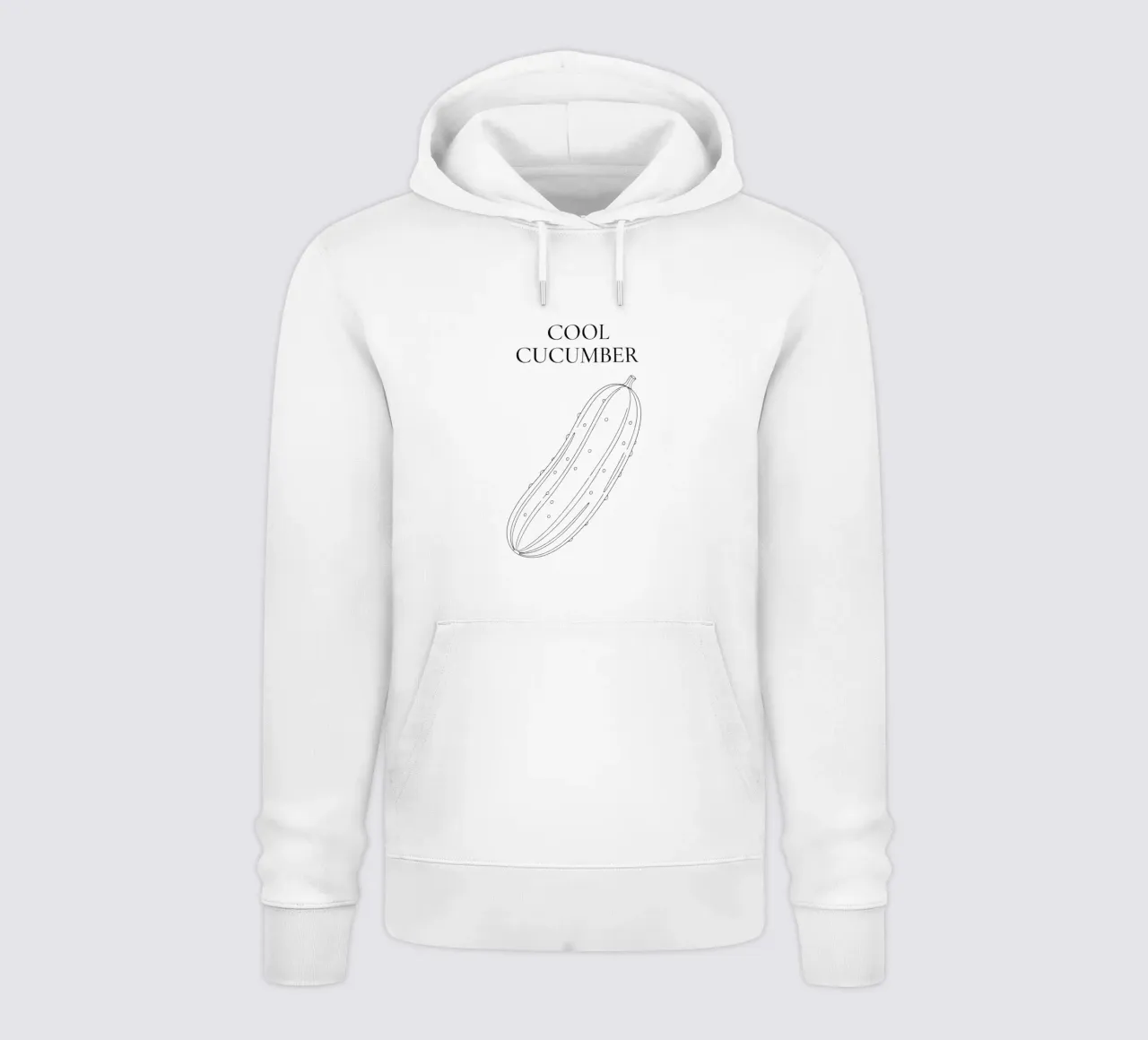 Cool Cucumber felpa con cappuccio da FruityNoodly