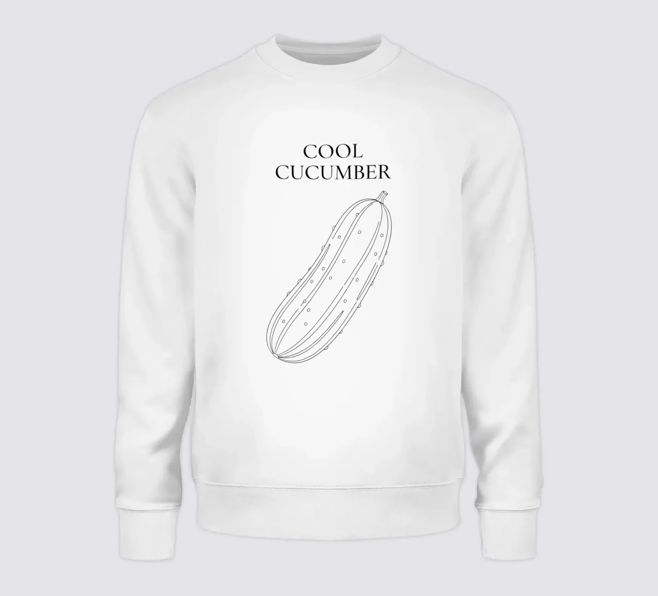 Cool Cucumber felpa da FruityNoodly