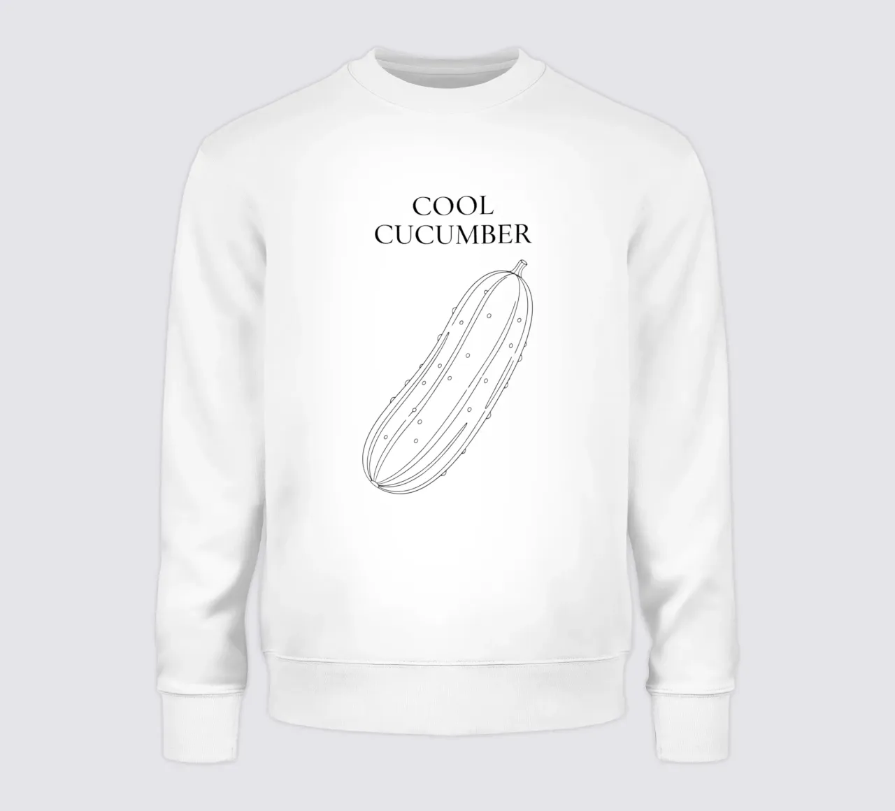 Cool Cucumber sudadera de FruityNoodly
